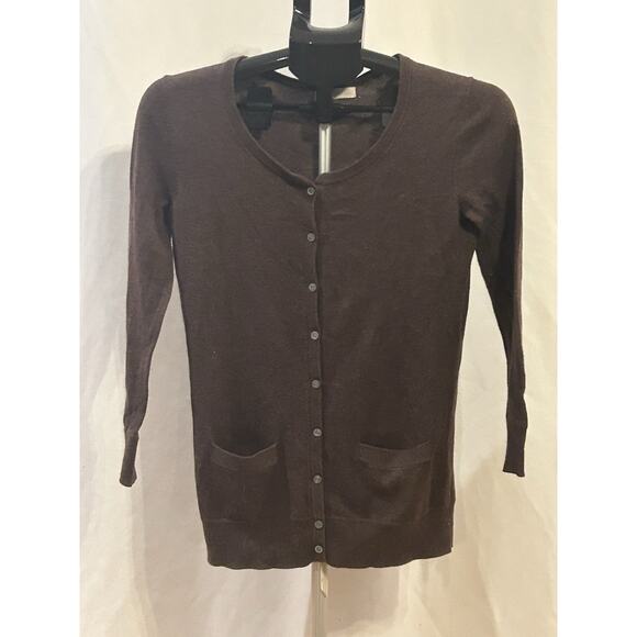 Martin + Osa Brown Button-Up Cardigan Women's size XS - Picture 1 of 4